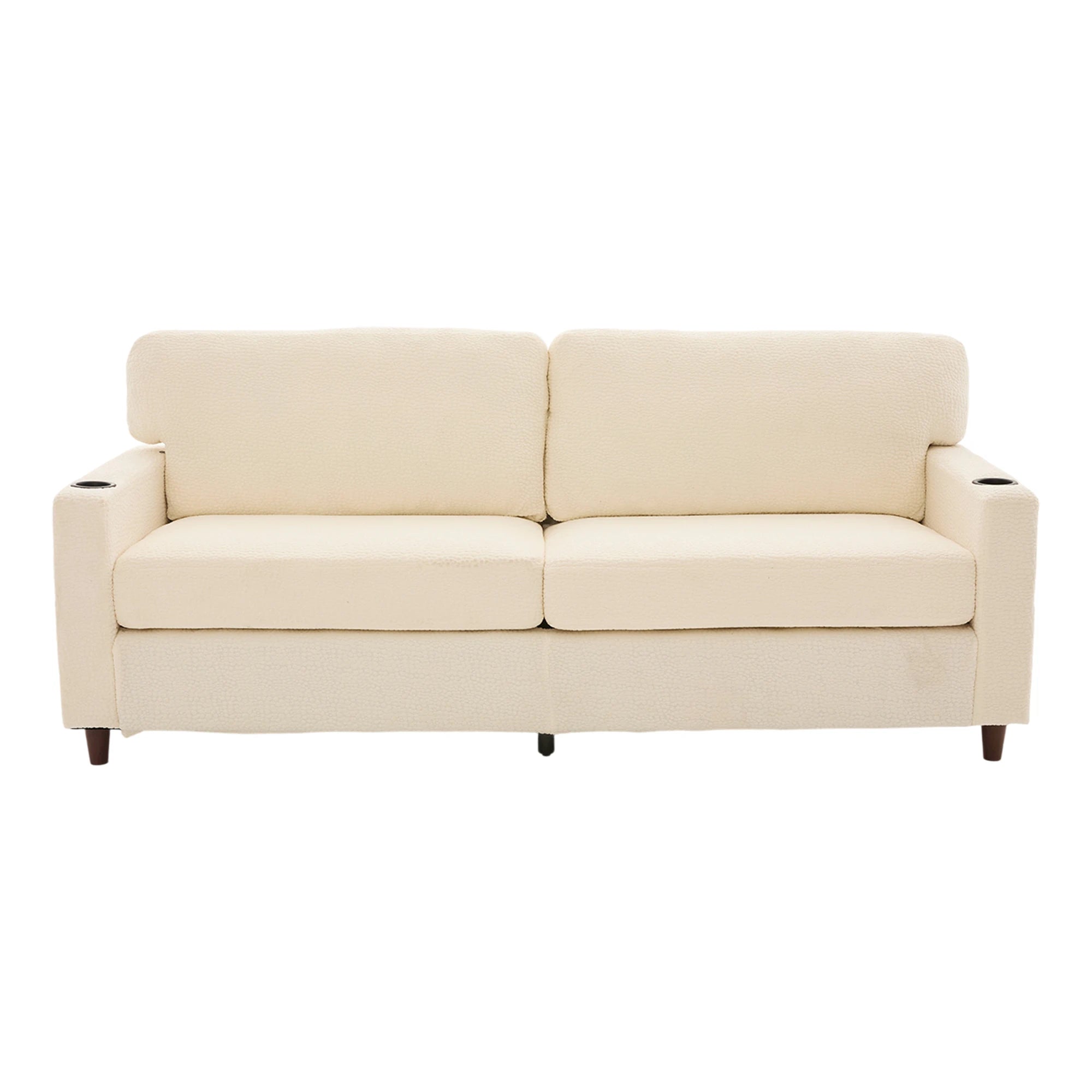 LVHOM Modern Two-Seater Chenille Sofa